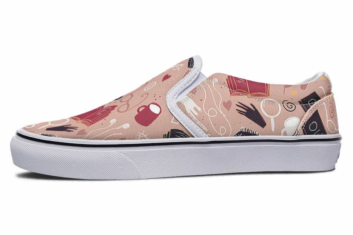 Book Love Slip-On Shoes