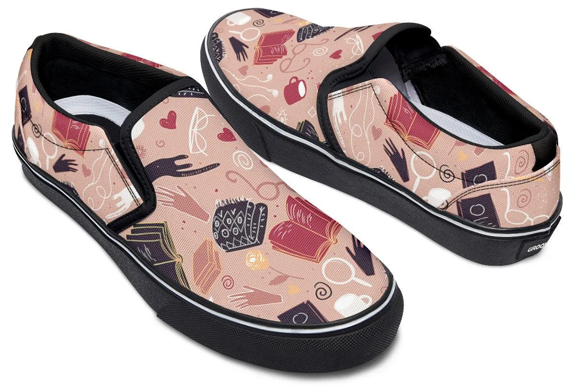Book Love Slip-On Shoes