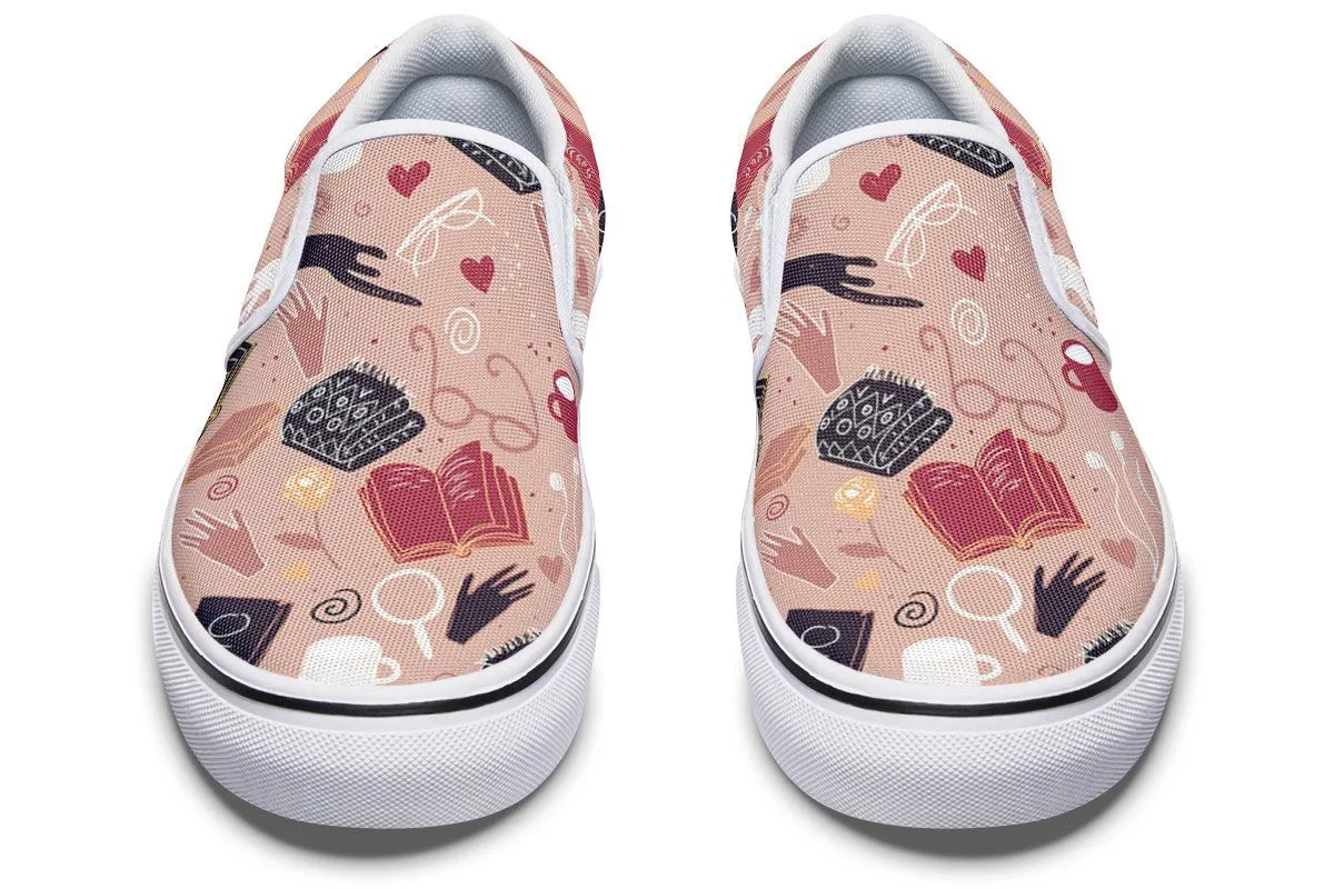 Book Love Slip-On Shoes