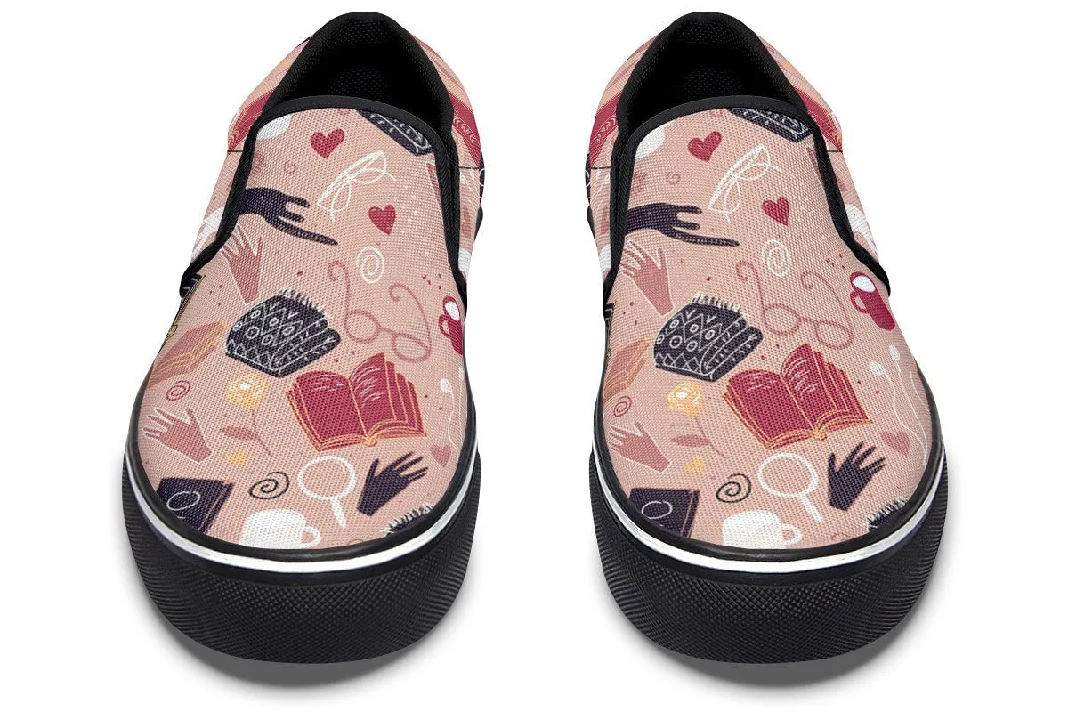 Book Love Slip-On Shoes