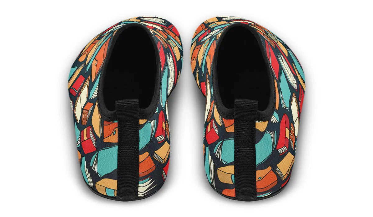 Book Lovers Aqua Barefoot Shoes