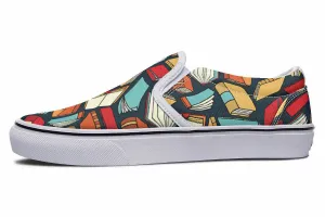 Book Lovers Slip-On Shoes