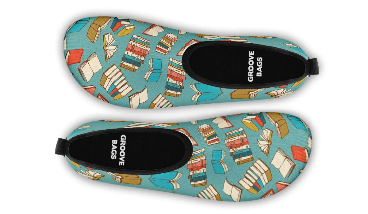 Book Worm Aqua Barefoot Shoes