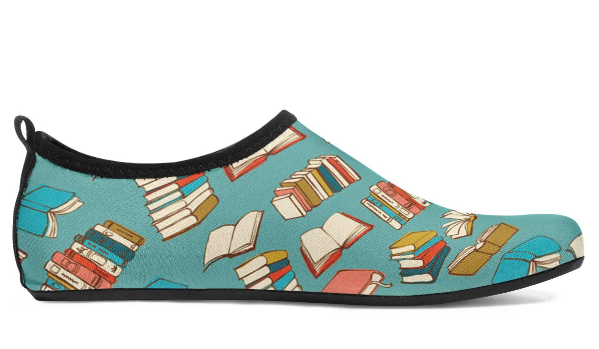 Book Worm Aqua Barefoot Shoes