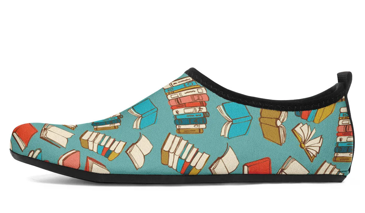 Book Worm Aqua Barefoot Shoes