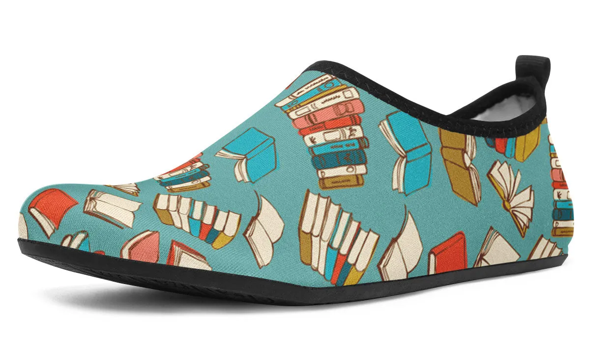 Book Worm Aqua Barefoot Shoes