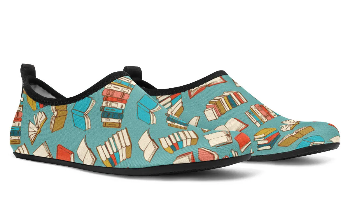 Book Worm Aqua Barefoot Shoes