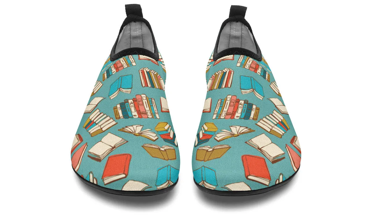 Book Worm Aqua Barefoot Shoes