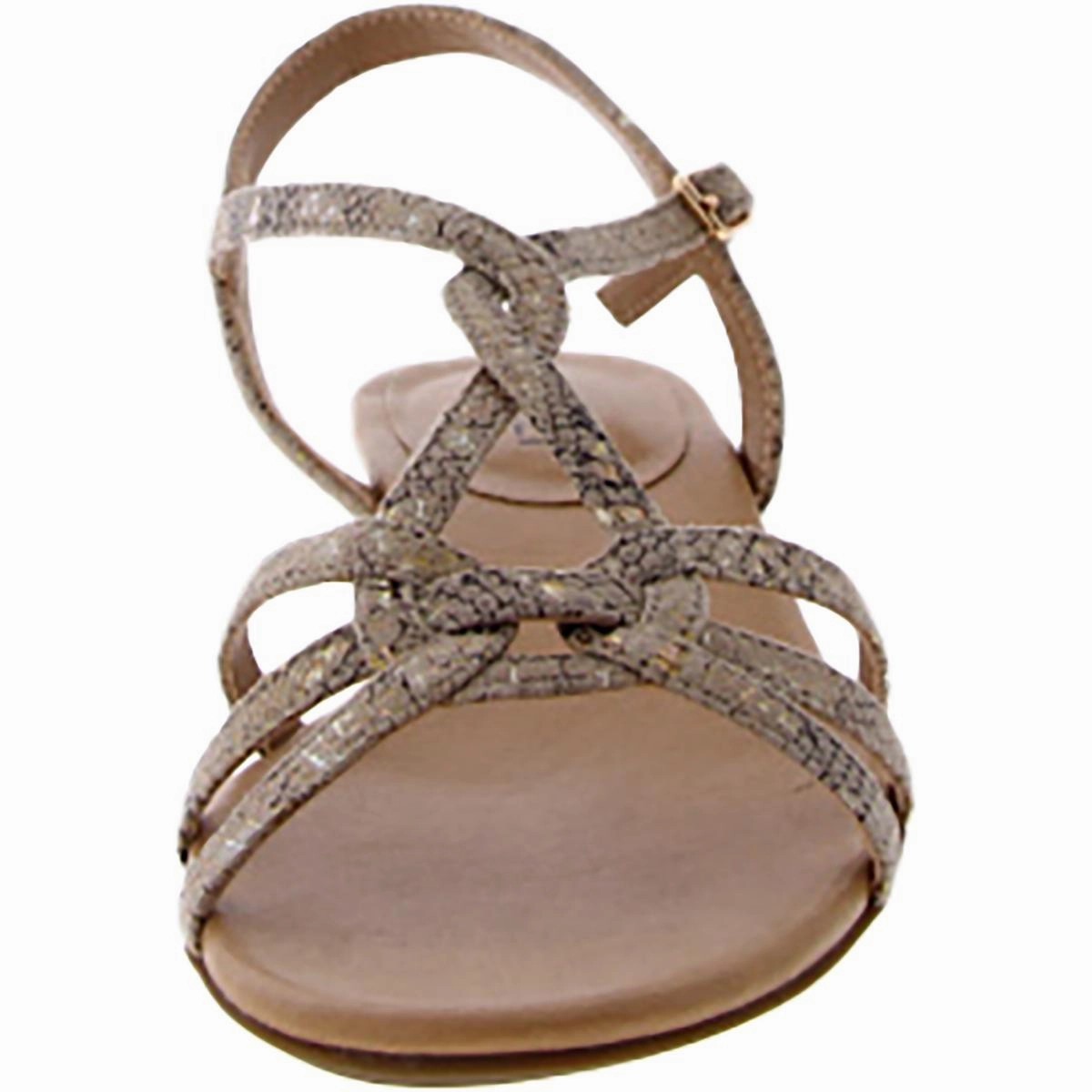 Boon Womens Patent Ankle Strap