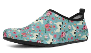 Borzoi Flower Aqua Barefoot Shoes