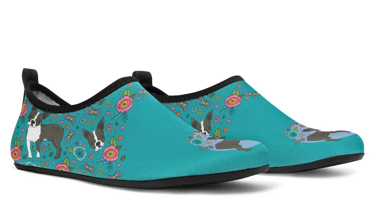 Boston Cutie Pie Aqua Barefoot Shoes
