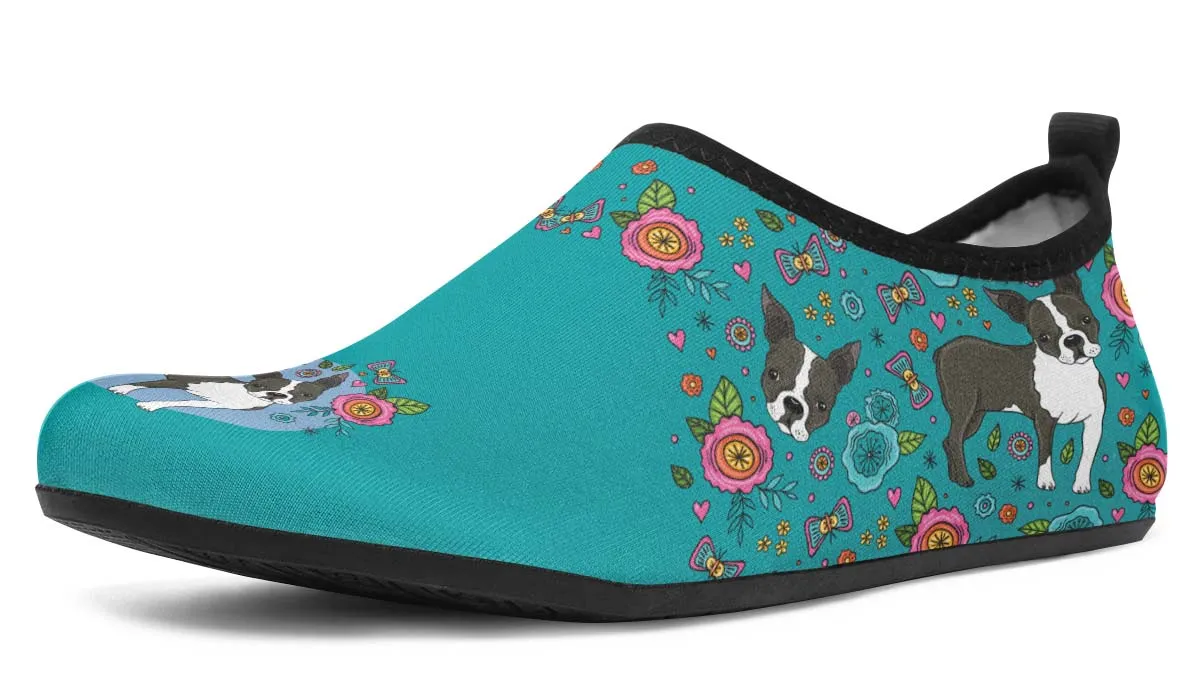 Boston Cutie Pie Aqua Barefoot Shoes