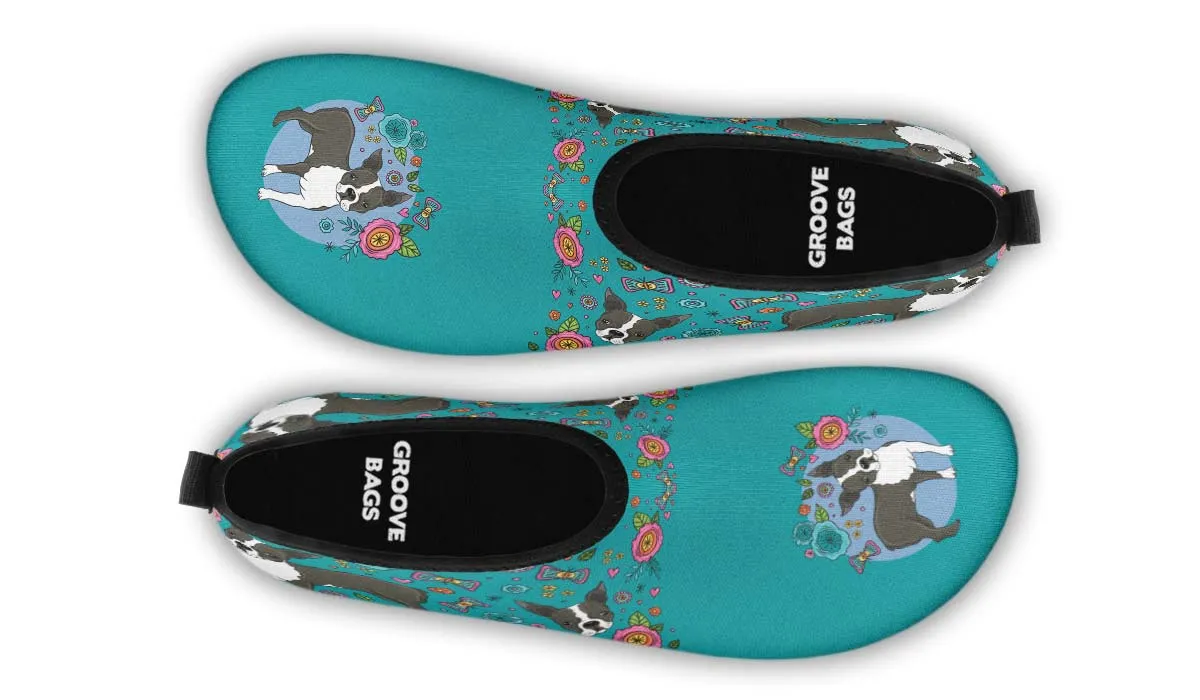 Boston Cutie Pie Aqua Barefoot Shoes
