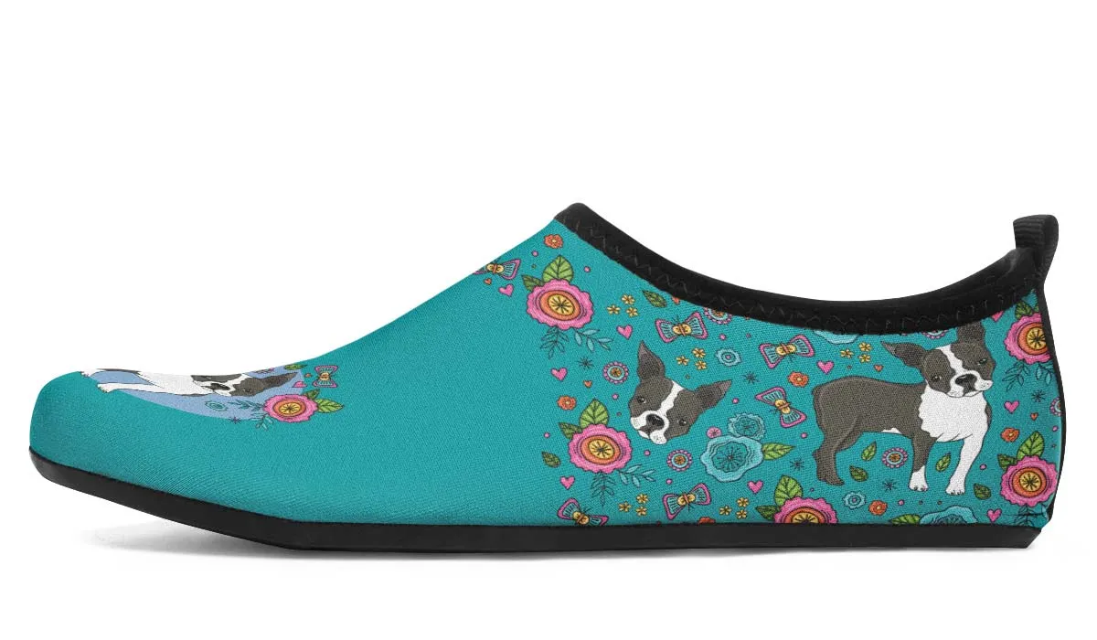 Boston Cutie Pie Aqua Barefoot Shoes