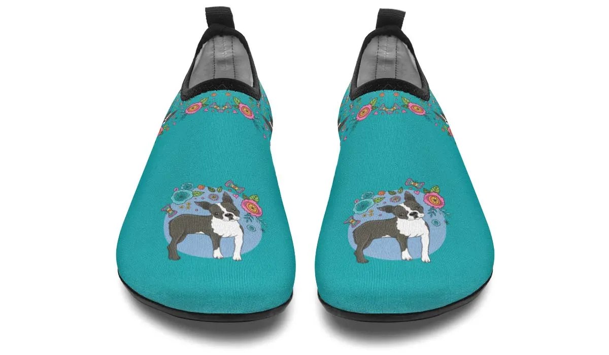 Boston Cutie Pie Aqua Barefoot Shoes