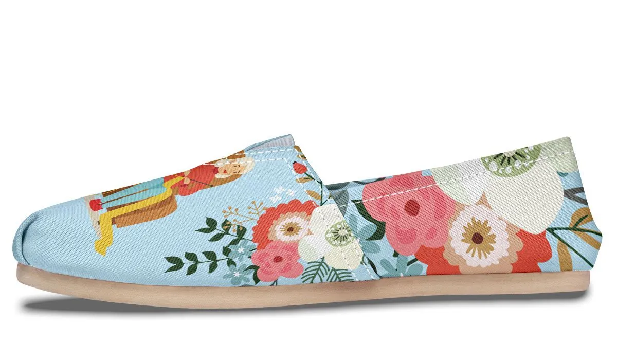 Botanical Knitting Casual Shoe