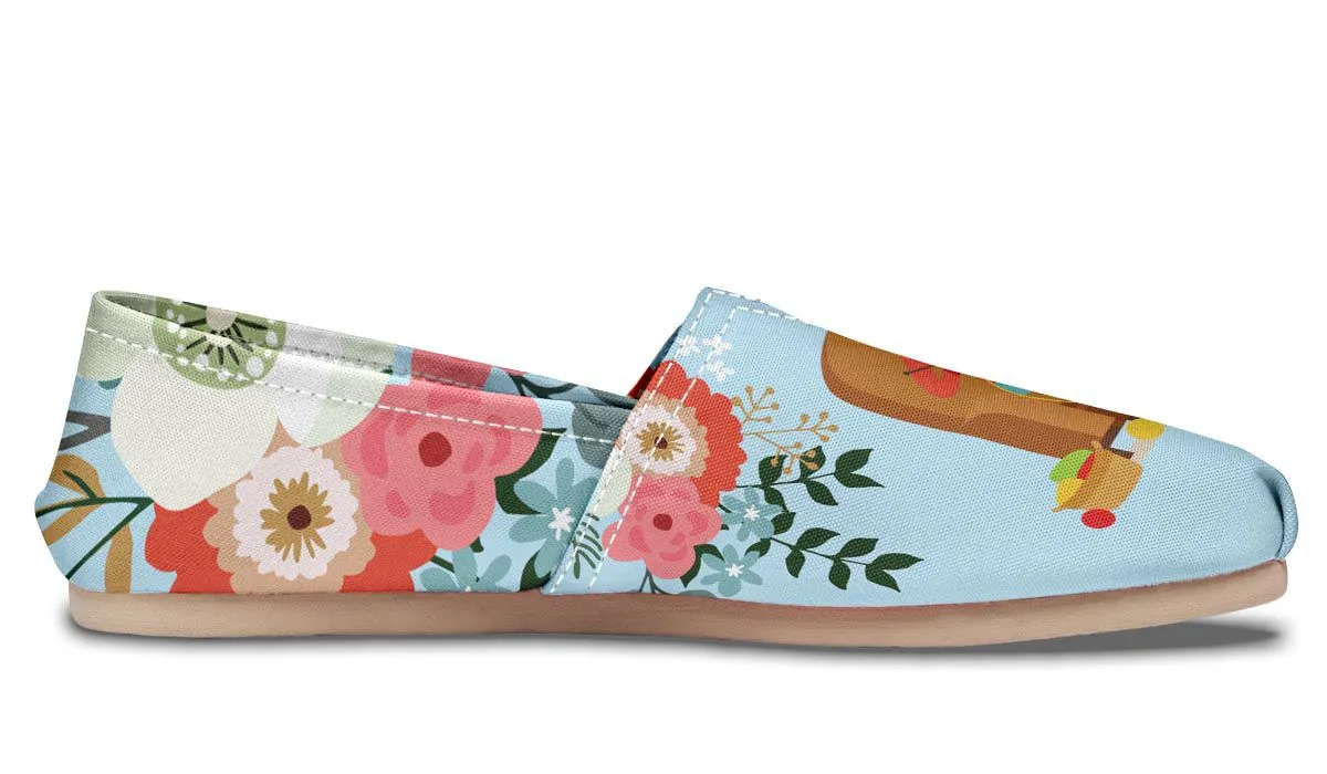 Botanical Knitting Casual Shoe
