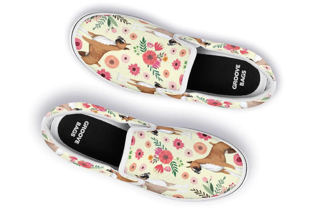 Boxer Floral Slip-On Shoes