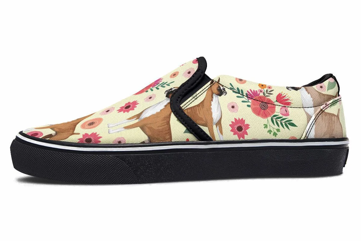 Boxer Floral Slip-On Shoes