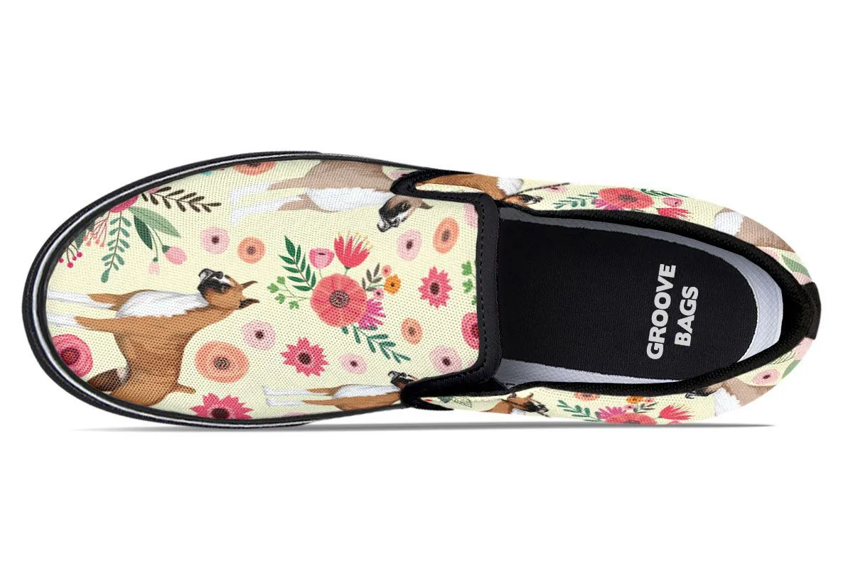 Boxer Floral Slip-On Shoes