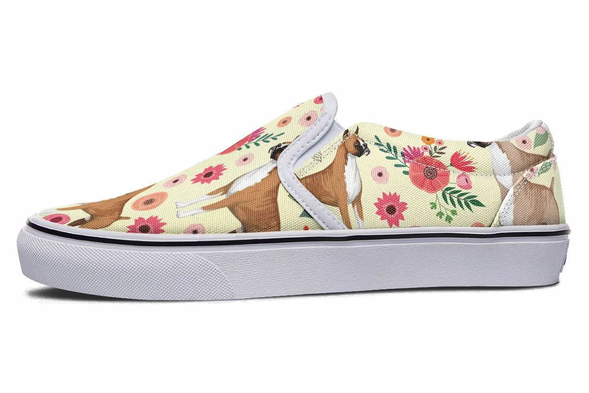 Boxer Floral Slip-On Shoes