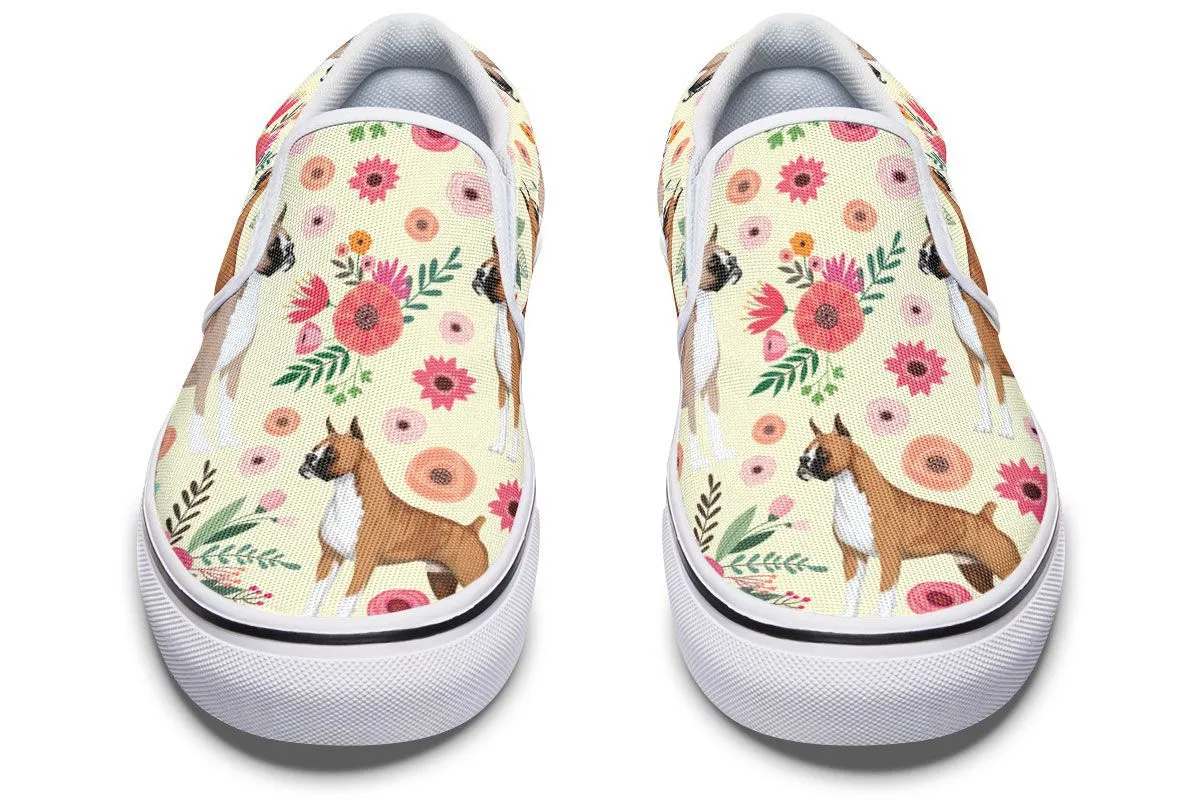 Boxer Floral Slip-On Shoes