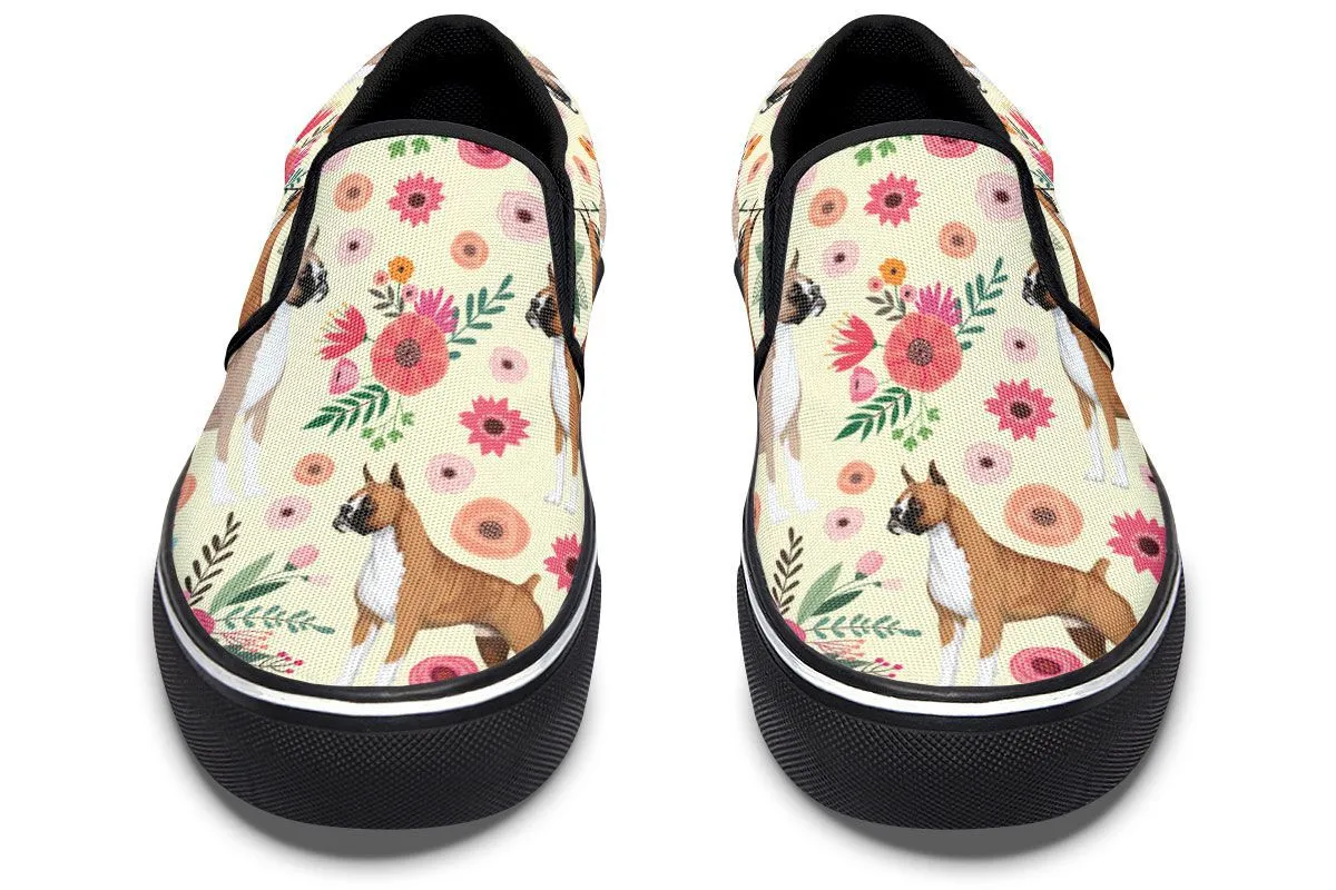 Boxer Floral Slip-On Shoes