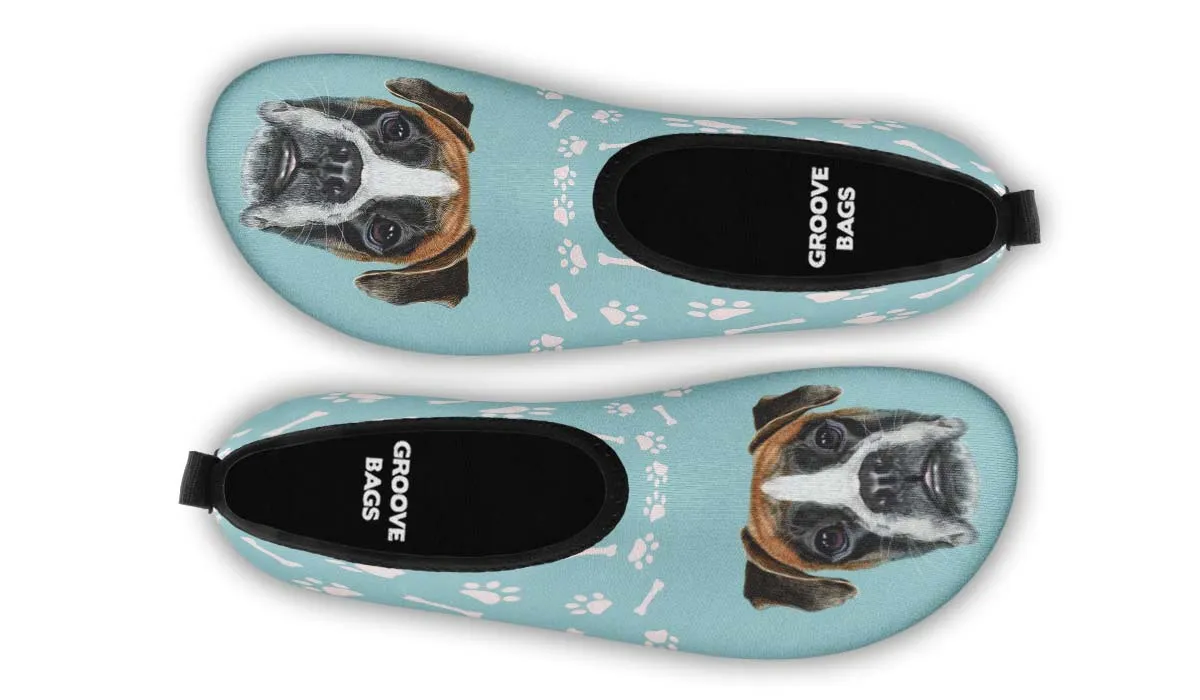 Boxer Puppy Aqua Barefoot Shoes