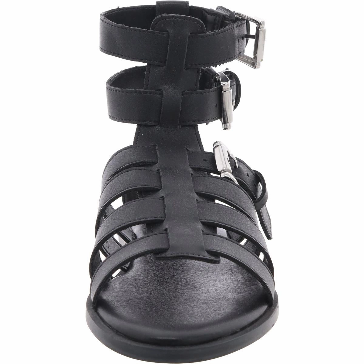 Bruno Womens Adjustable Faux Leather Ankle Strap