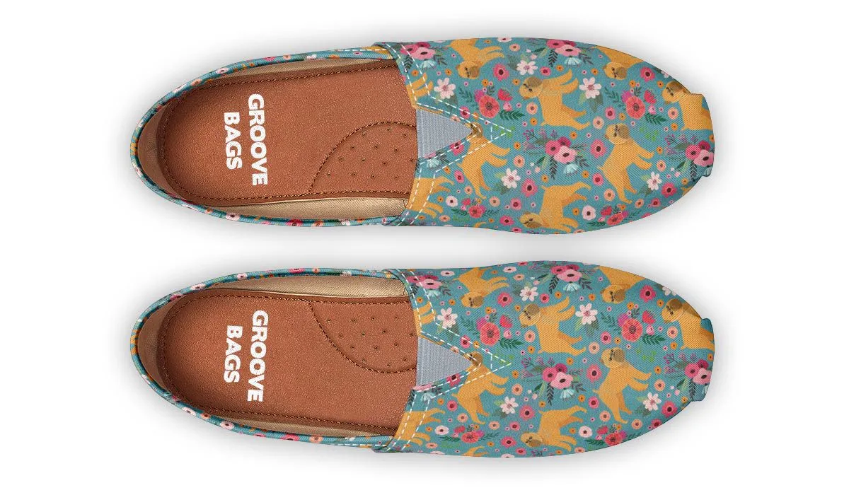 Brussels Griffon Flower Casual Shoes
