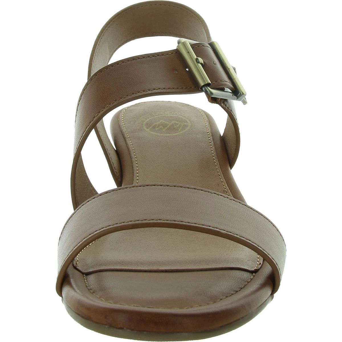 Brux Womens Strappy Faux Leather Ankle Strap
