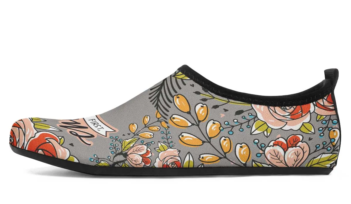 But First Jesus Aqua Barefoot Shoes