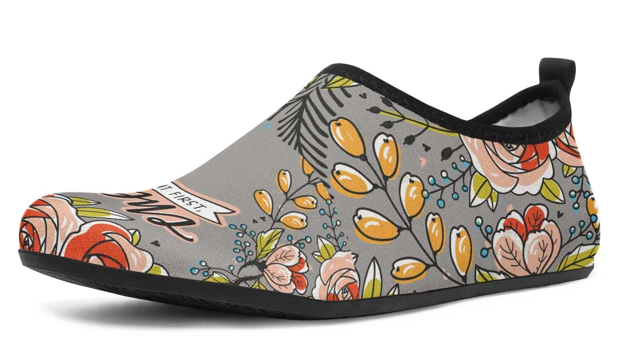 But First Jesus Aqua Barefoot Shoes