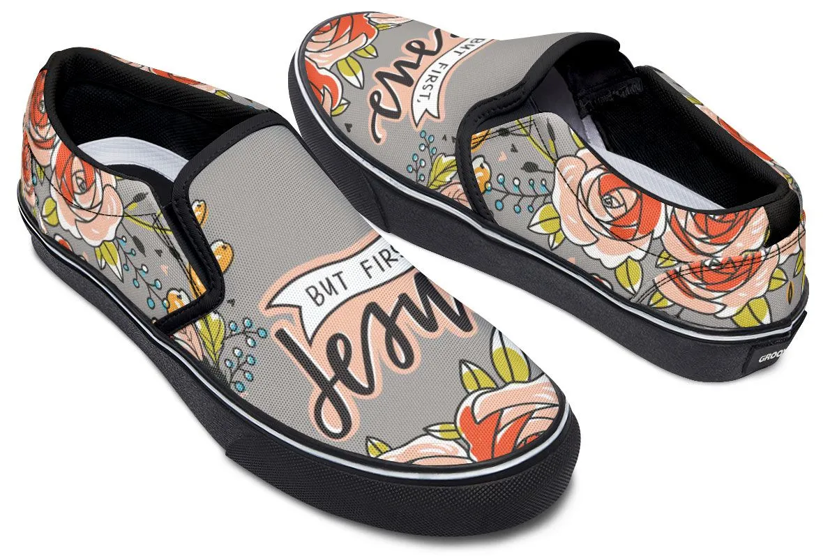 But First Jesus Slip-On Shoes