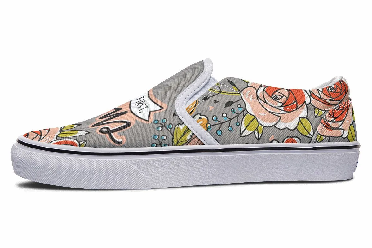 But First Jesus Slip-On Shoes