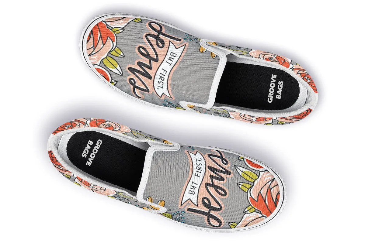 But First Jesus Slip-On Shoes