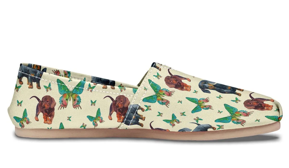 Butterfly Dachshund Casual Shoes