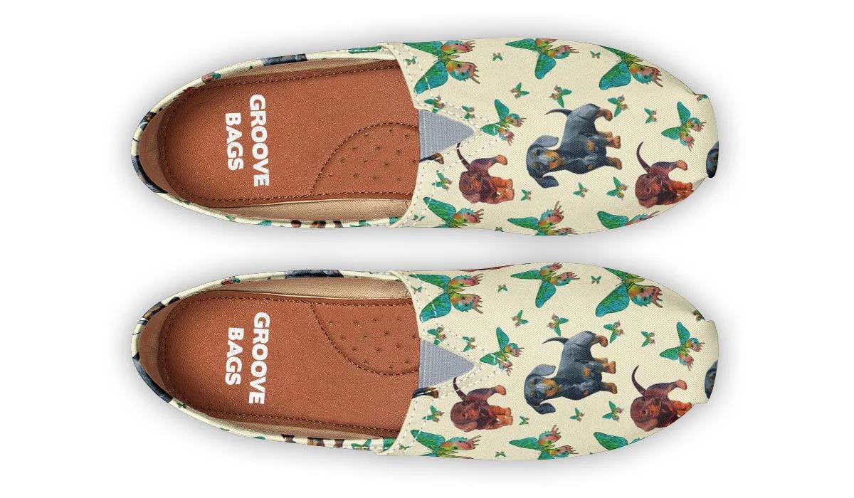 Butterfly Dachshund Casual Shoes