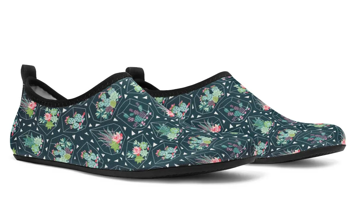 Cactus Terrarium Aqua Barefoot Shoes