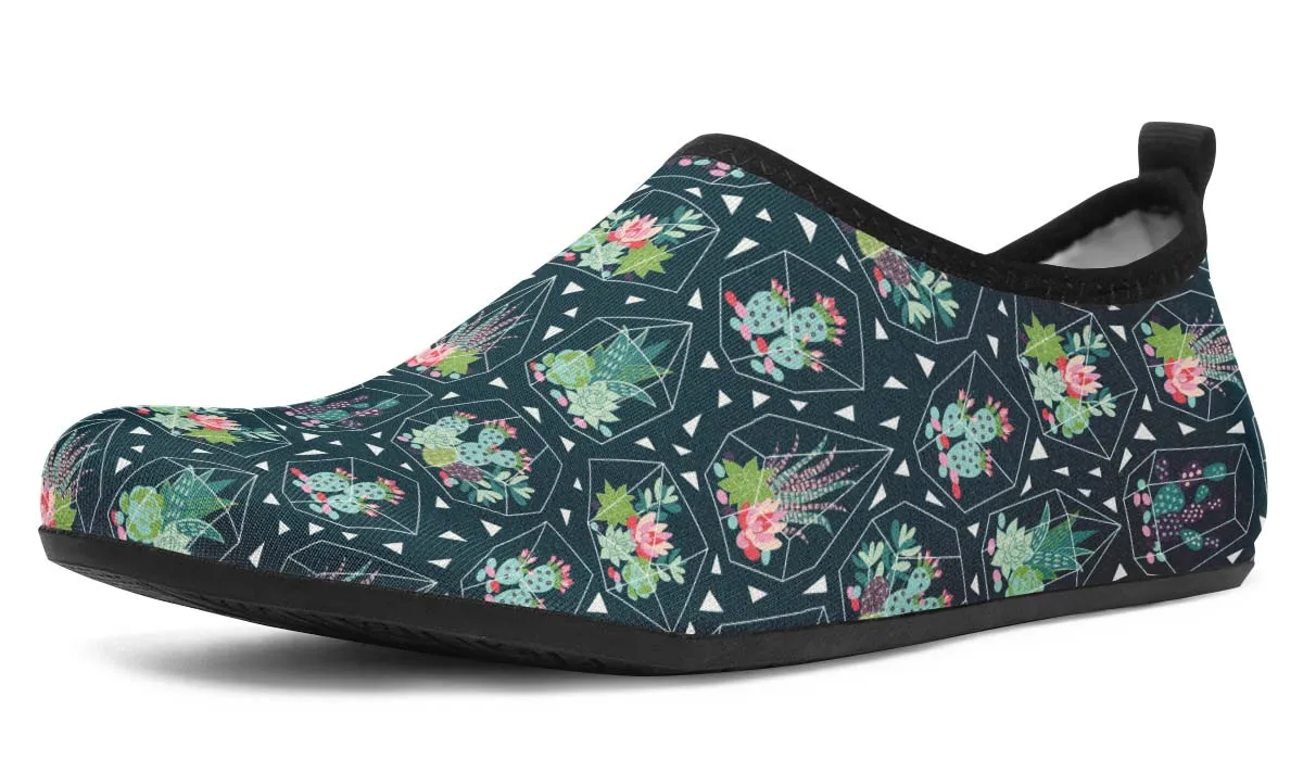 Cactus Terrarium Aqua Barefoot Shoes
