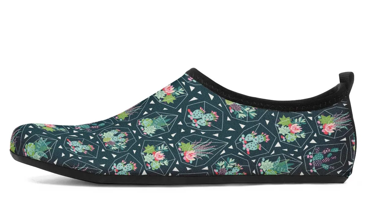 Cactus Terrarium Aqua Barefoot Shoes