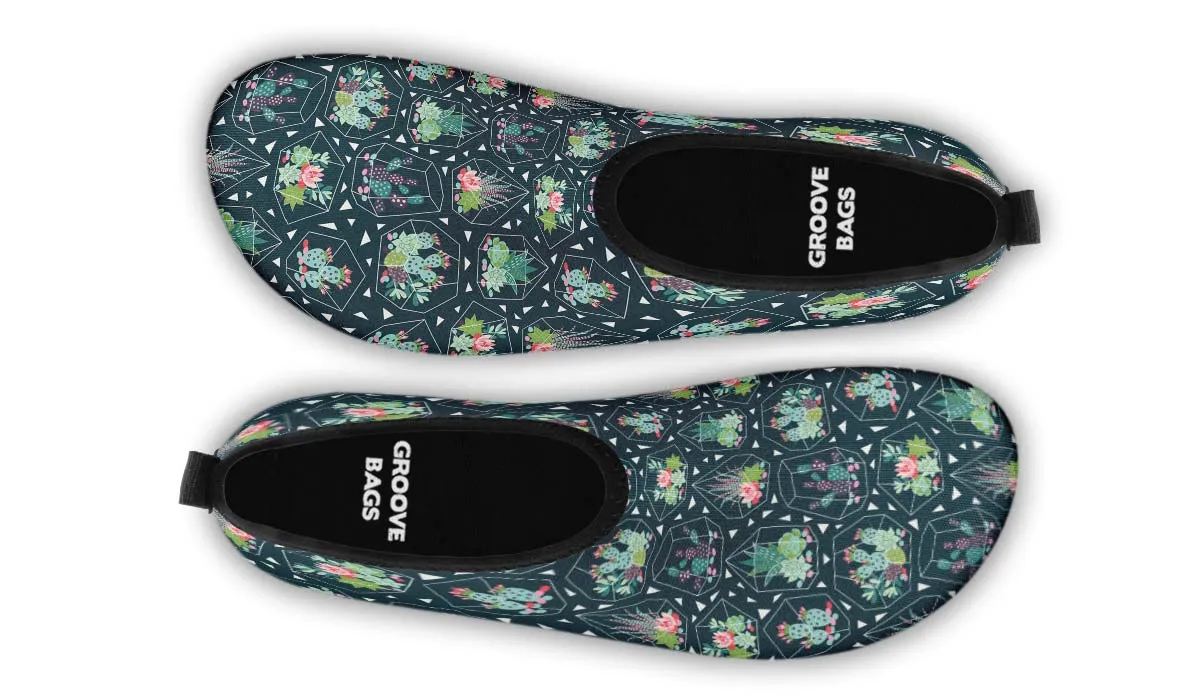 Cactus Terrarium Aqua Barefoot Shoes
