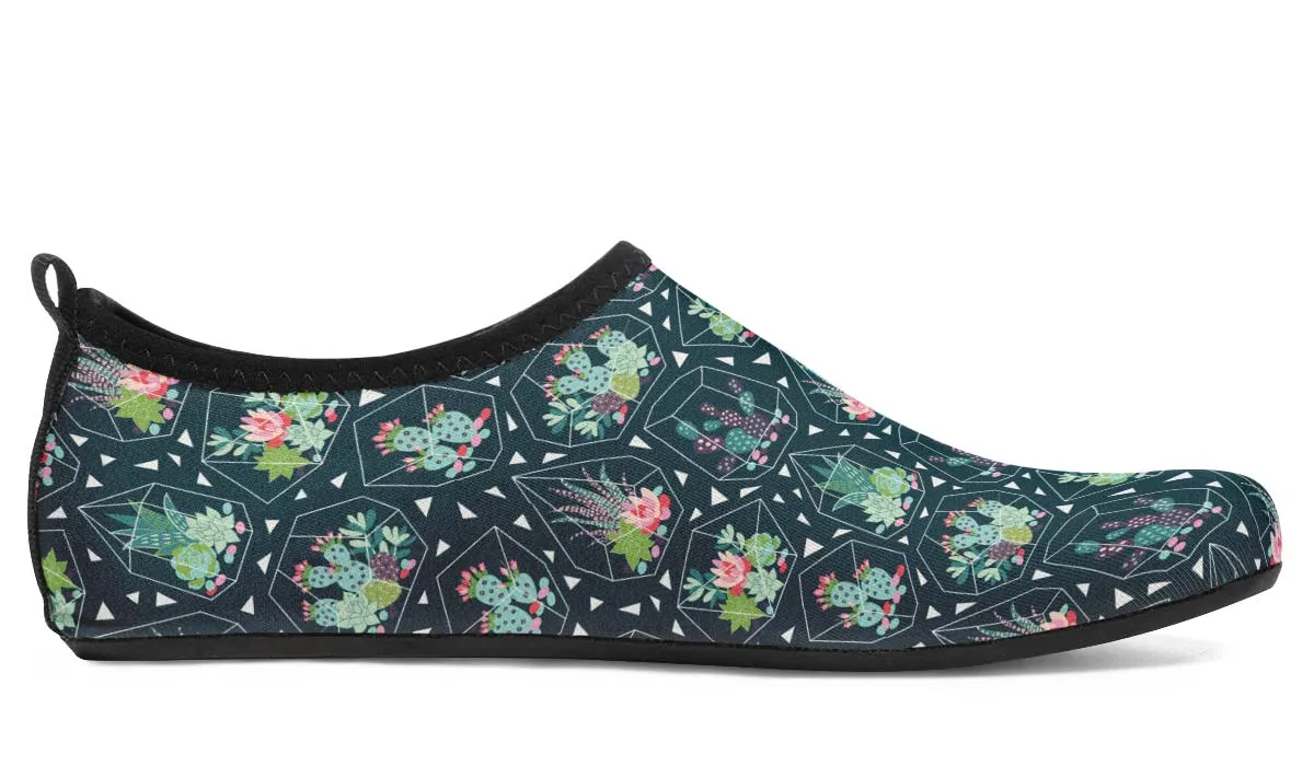 Cactus Terrarium Aqua Barefoot Shoes