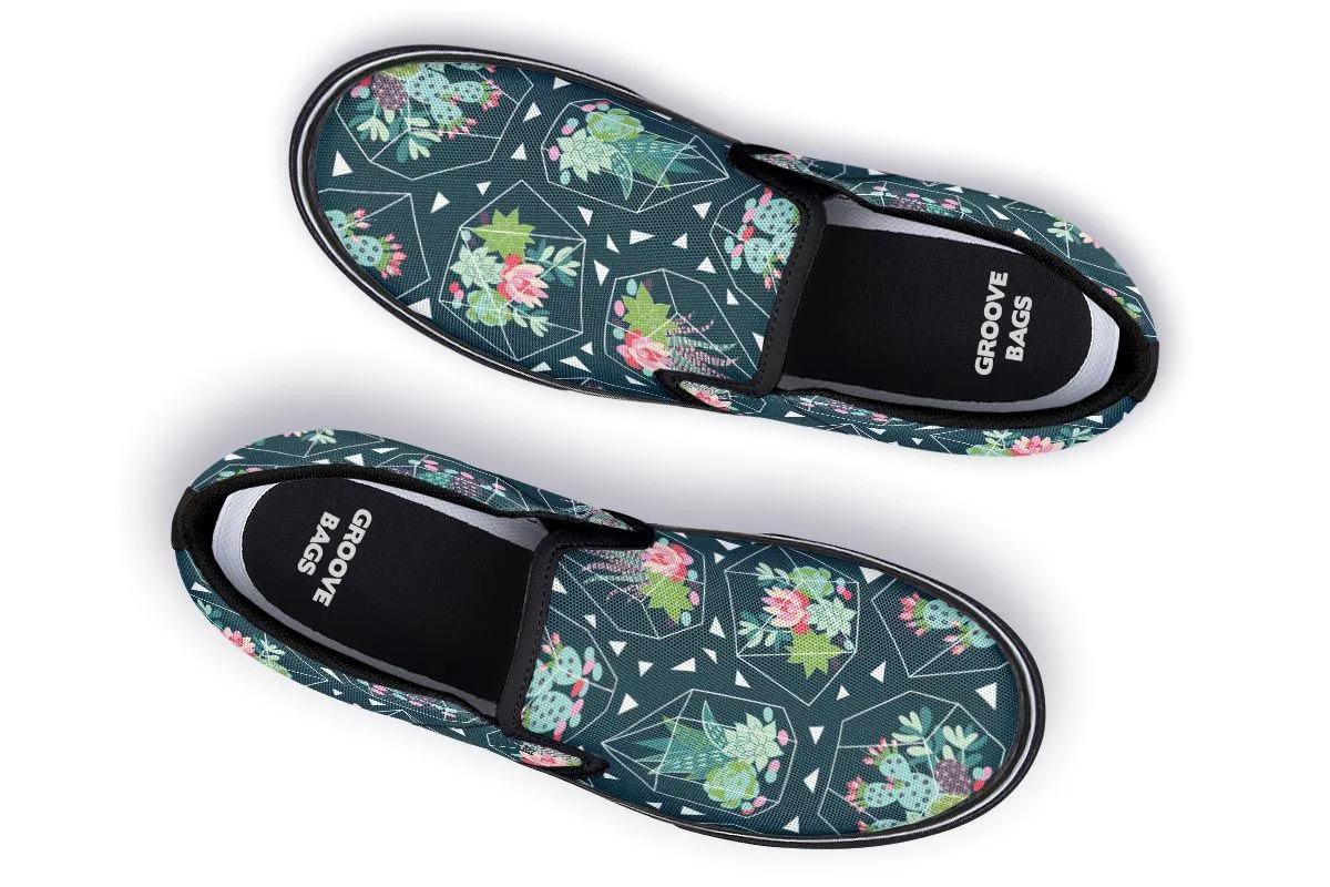 Cactus Terrarium Slip-On Shoes