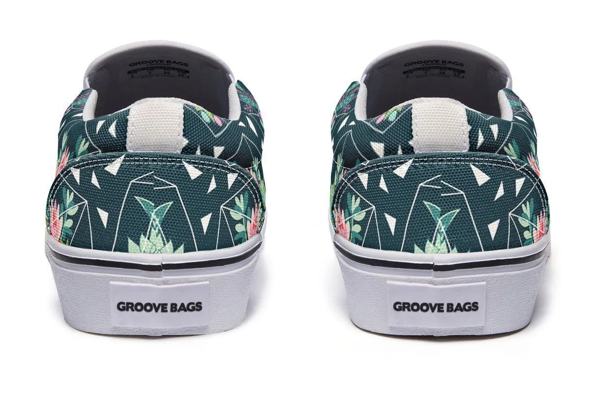 Cactus Terrarium Slip-On Shoes