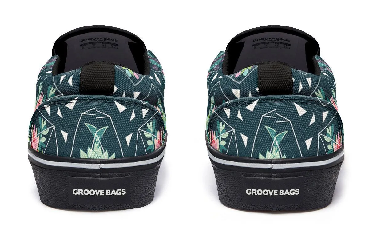 Cactus Terrarium Slip-On Shoes