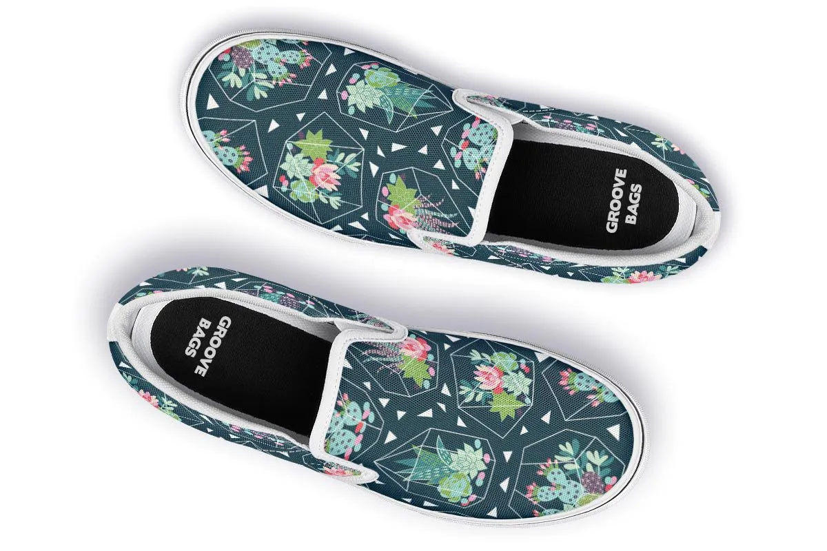 Cactus Terrarium Slip-On Shoes