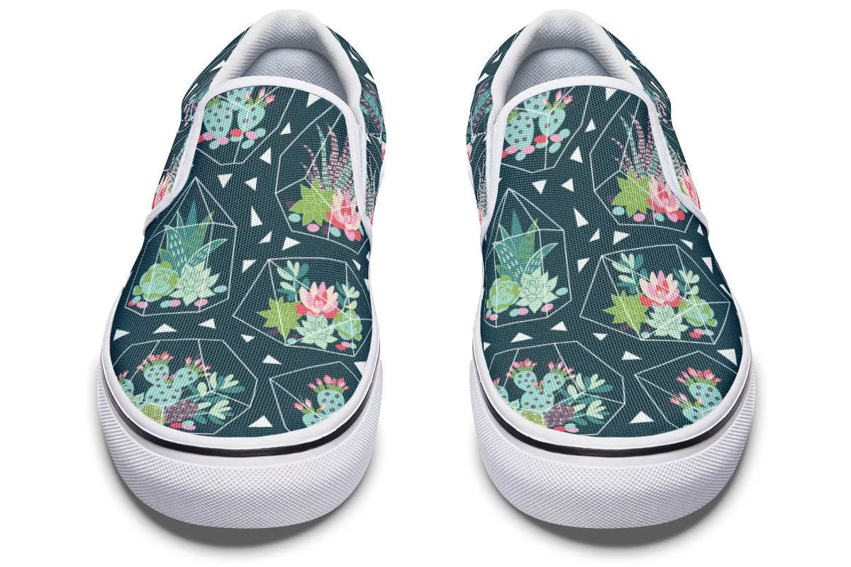 Cactus Terrarium Slip-On Shoes