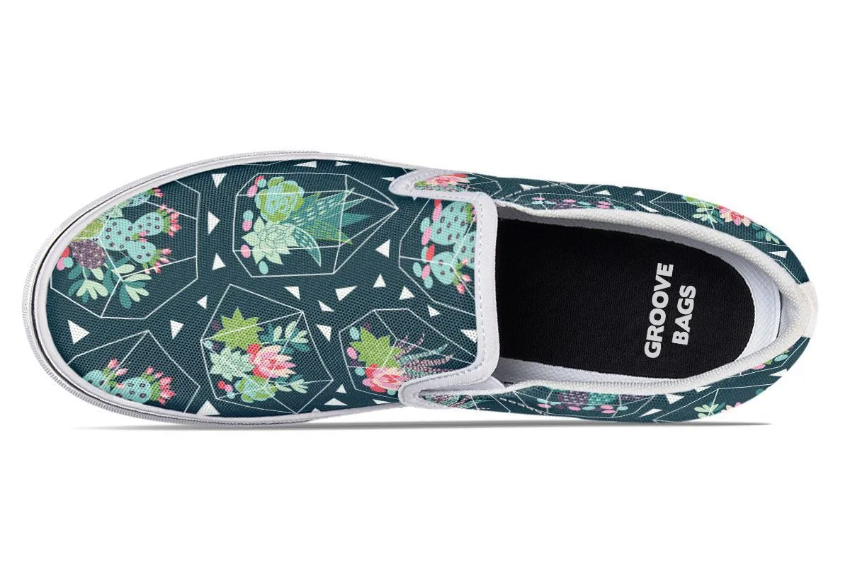 Cactus Terrarium Slip-On Shoes