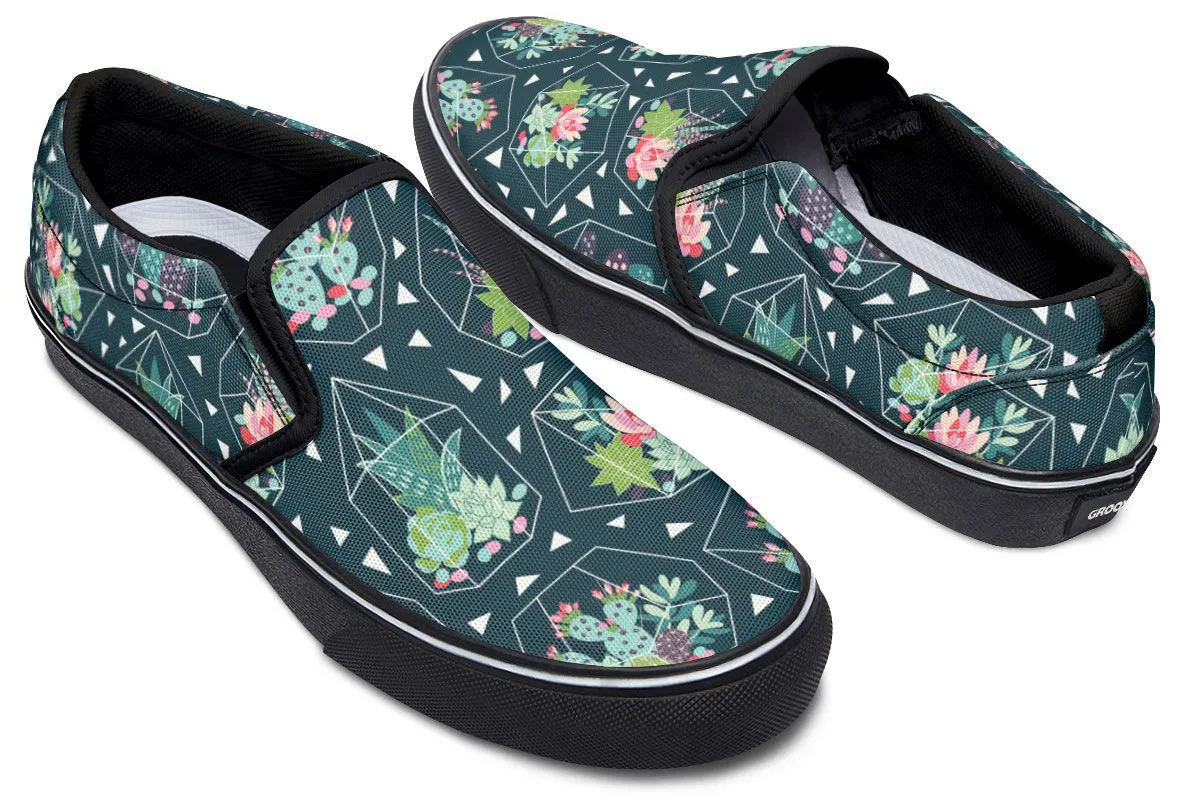 Cactus Terrarium Slip-On Shoes